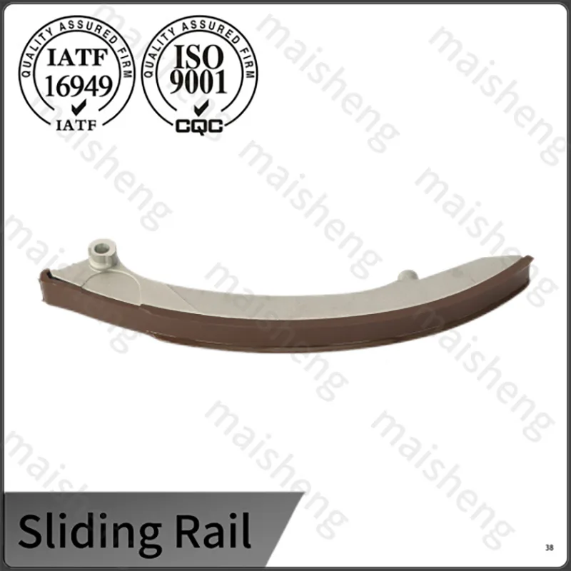 Timing chain guide with alignment holes